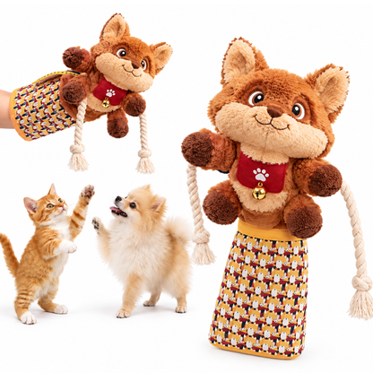 Juguete Interactivo para Gatos con Cascabeles y Cuerdas