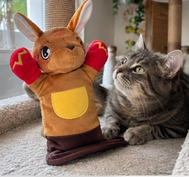 Juguete Interactivo para Gatos con Cascabeles y Cuerdas